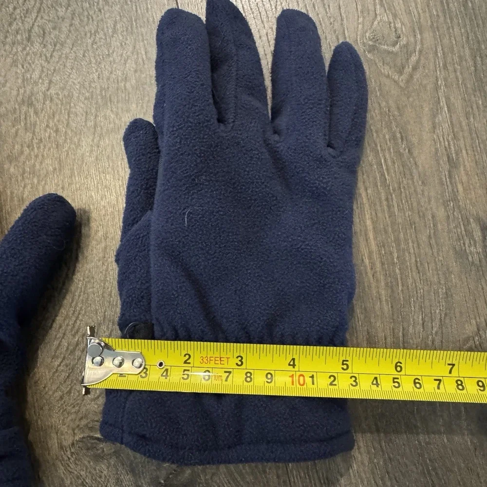 Thinsulate Insulation 80gm Dark Blue Fleece‎ Winter Gloves Unisex M-L Snow Ski